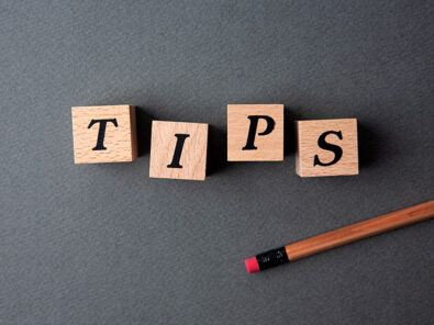 Bild zeigt Wort Tips