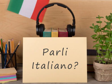 italienisches sprachenschild