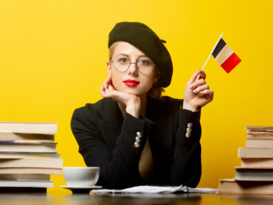 Bild zeigt französische Frau