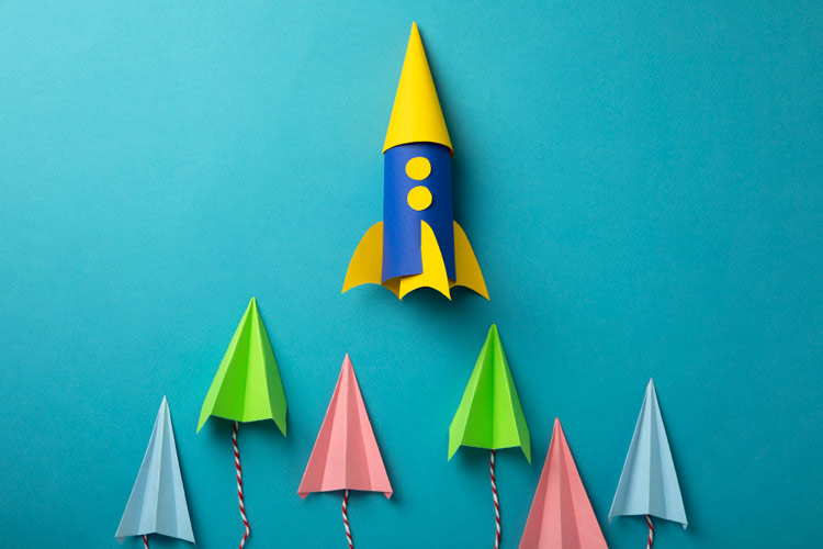 durschstarten aus der zweiten Reihe: