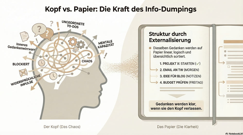 Grafik zum Thema Info Dumping