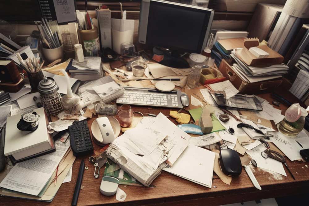 Chaos am Schreibtisch