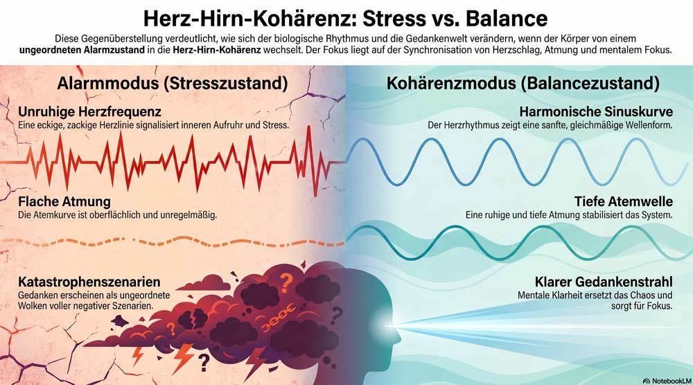 Grafik zur Herz-Hirn-Kohärenz